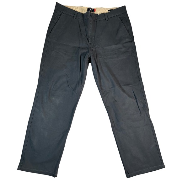 Dockers Mens Straight Fit Smart 360 Flex Pants Gray Size 36 - Picture 1 of 11